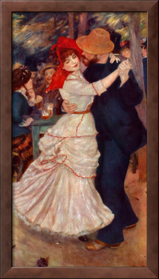 Dance at Bougival - Pierre-Auguste Renoir painting on canvas